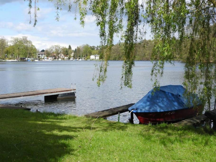 Dachwohnung Mit Wasserblick Und Eigenem Bootssteg Berlin Extérieur photo