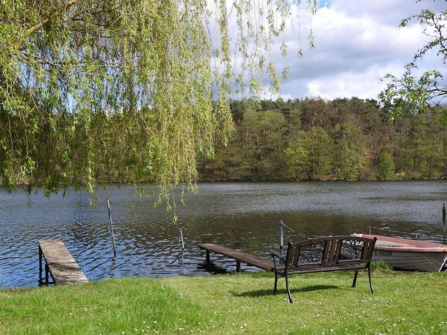 Dachwohnung Mit Wasserblick Und Eigenem Bootssteg Berlin Extérieur photo