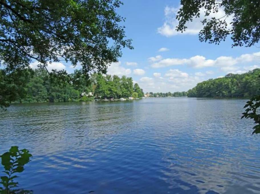 Dachwohnung Mit Wasserblick Und Eigenem Bootssteg Berlin Extérieur photo